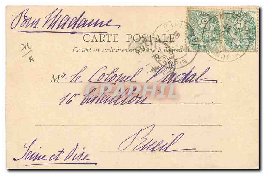 CPA Le Bois de Boulogne en Automne Autout du Grand Lac  — Verso