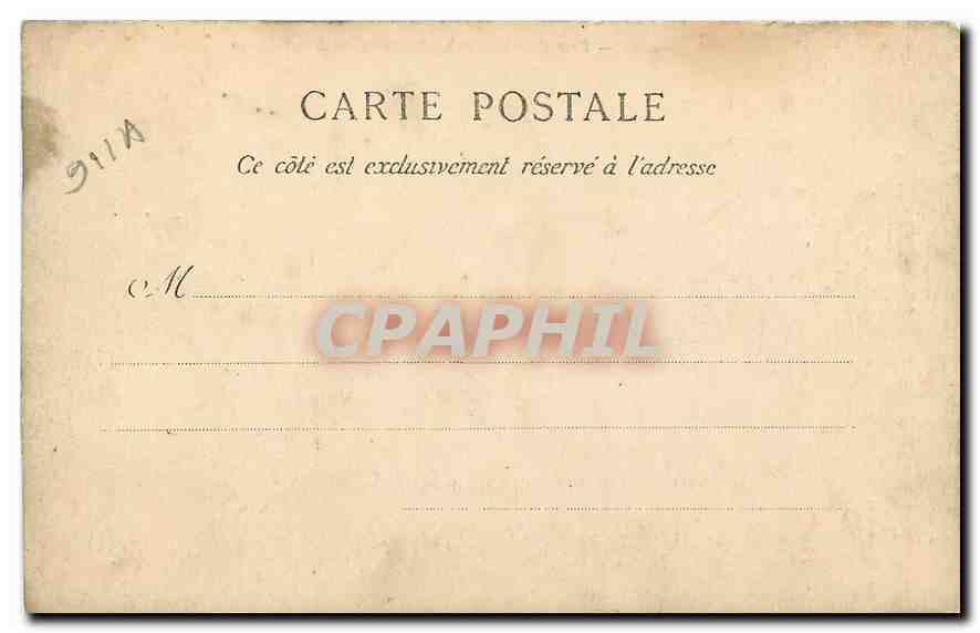 CPA Paris Bois de Boulogne Chateau de Longchamp  — Verso