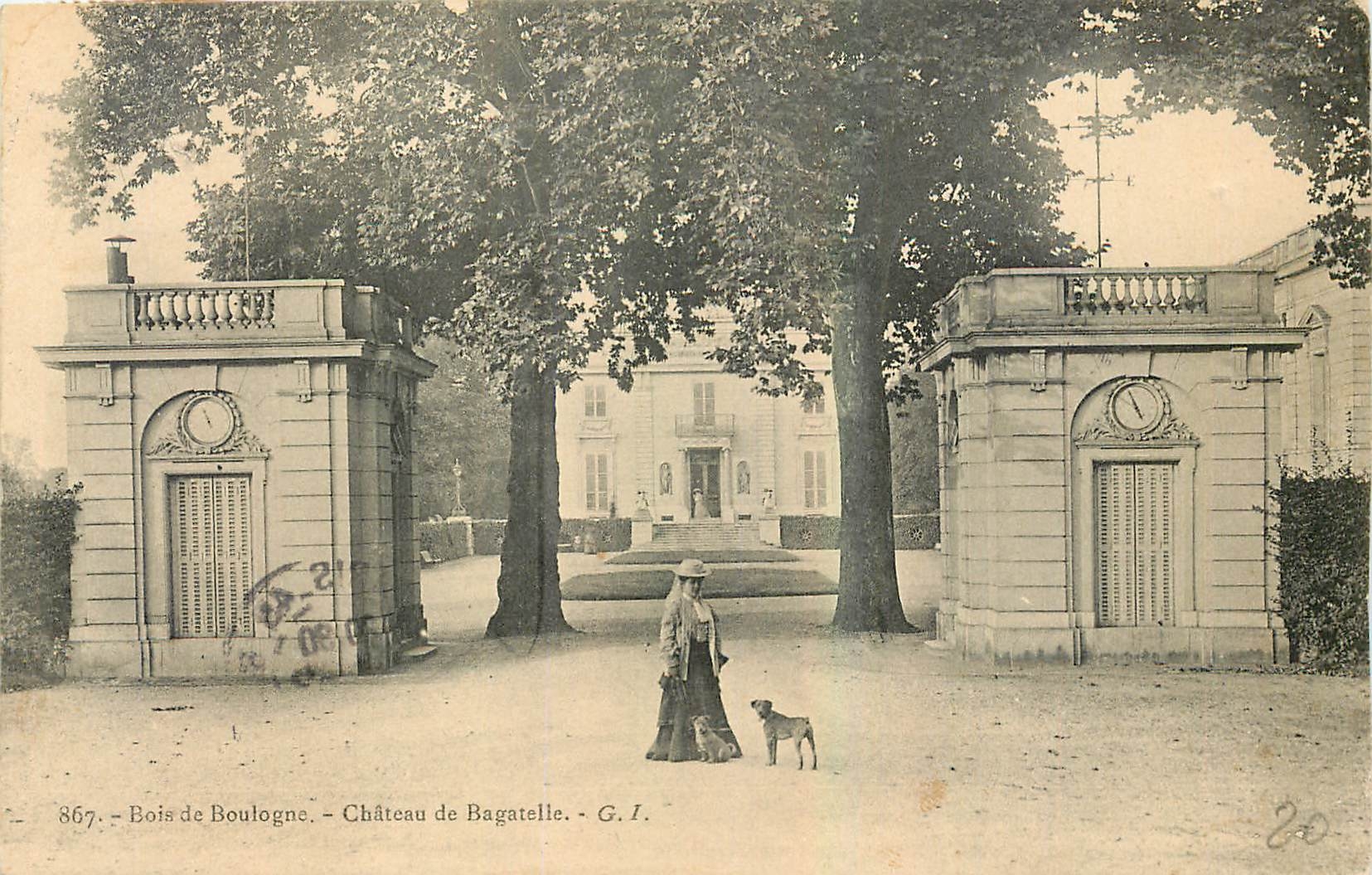 CPA Bois de Boulogne Chateau de Bagatelle 