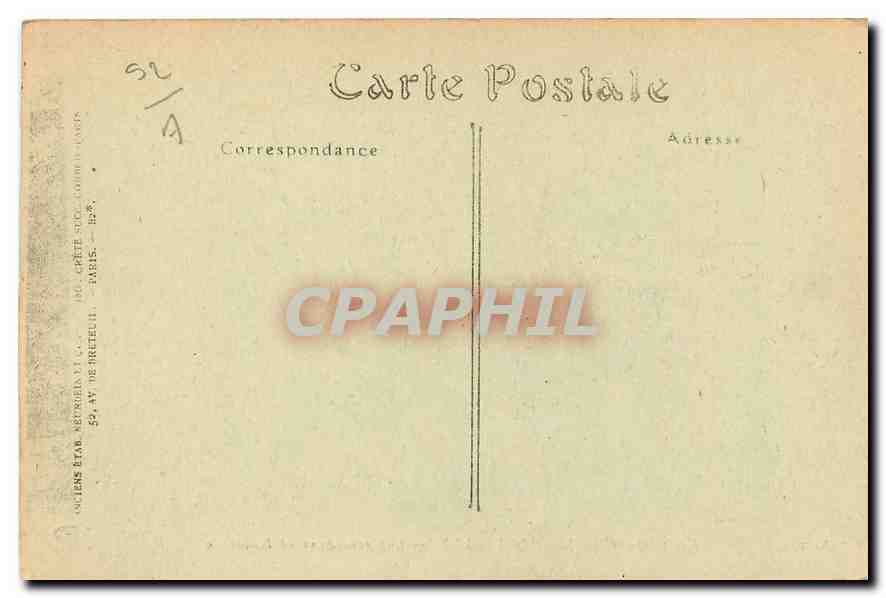 CPA La Roseraie de Bagatelle  — Rückseite