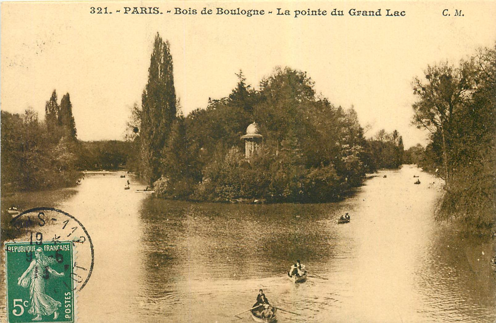 CPA Paris Bois de Boulogne La Pointe du Grand Lac 