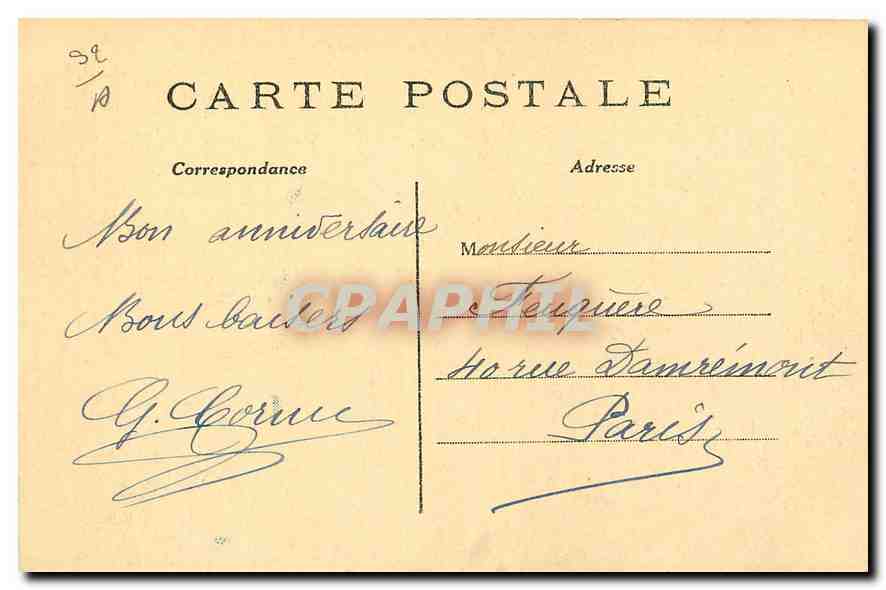 CPA Paris Bois de Boulogne La Pointe du Grand Lac  — Rückseite