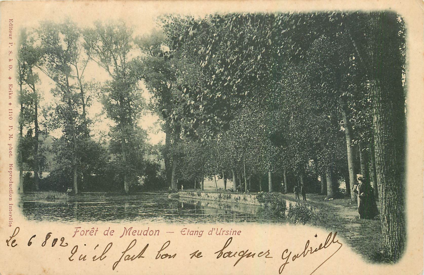 CPA Foret de Meudon Etang d'Ursine 