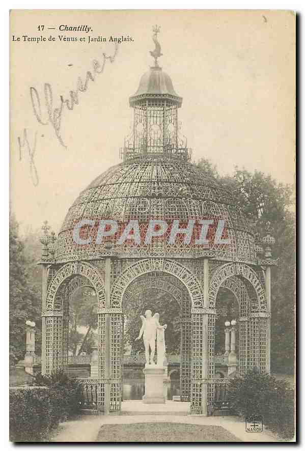 CPA Chantilly Le Temple de Venus et Jardin Anglais 