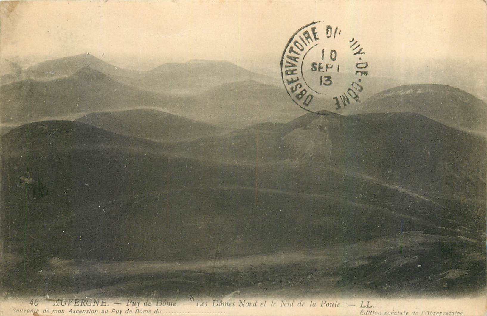 CPA Auvergne Puy de Dome Les Domes Nord et le Nid de la Poule
