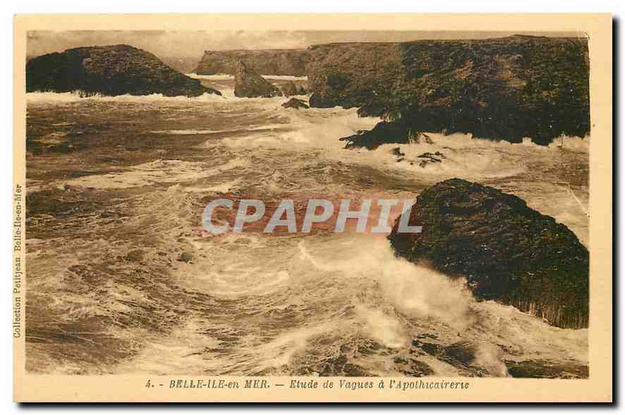 Belle-Île-en-Mer — Étude de Vagues à l'Apothicaire — Collection Paliyjean, n°4