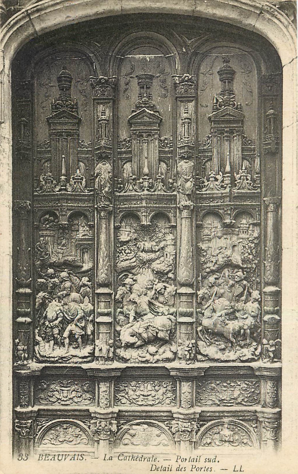 Beauvais — La Cathédrale — Portail sud — LL