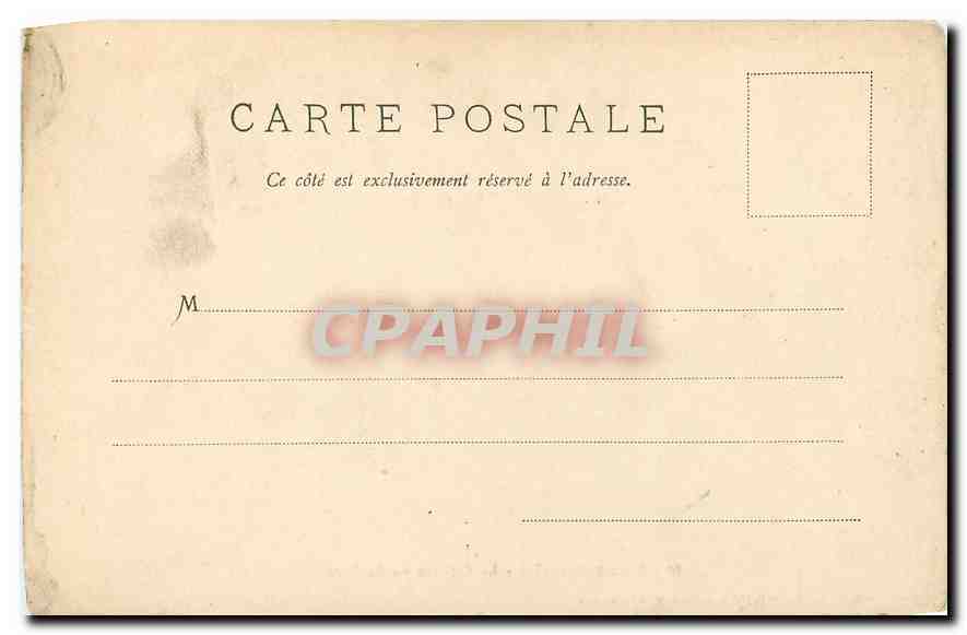 CPA Villers Cotterets Le Chateau vu du Parc  — Back