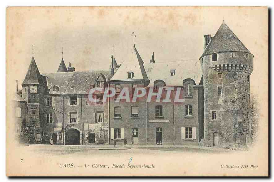 CPA Gace Le Chateau Facade Septentrionale 
