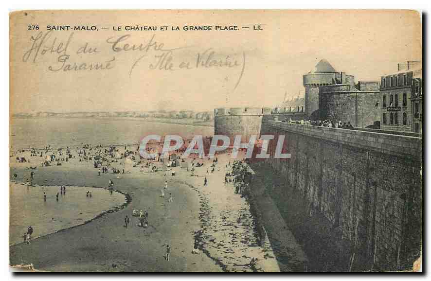Saint-Malo — Le Château et la Grande Plage — LL