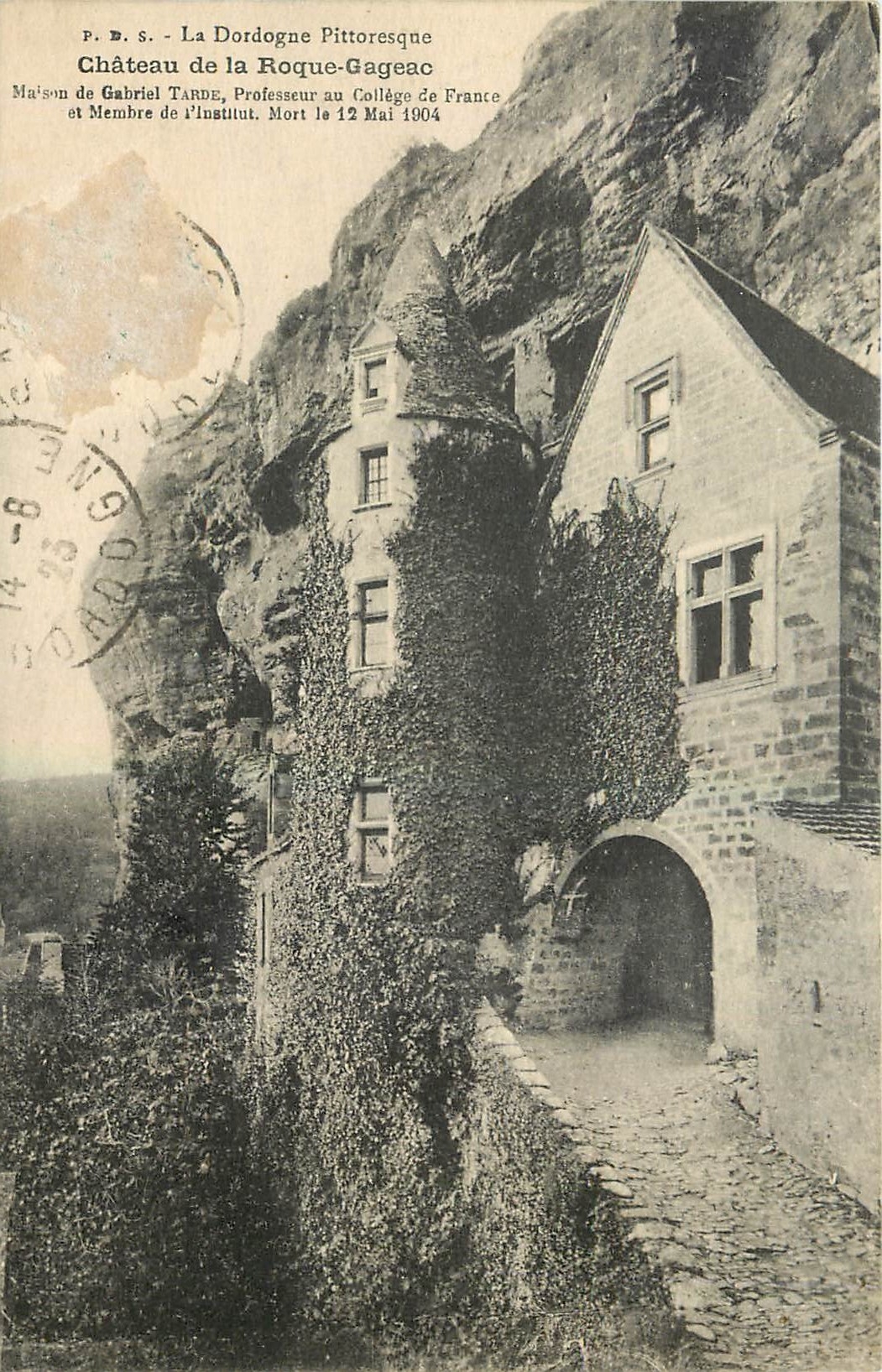 CPA La Dordogne Pittoresque Chateau de la Roque Gageac 