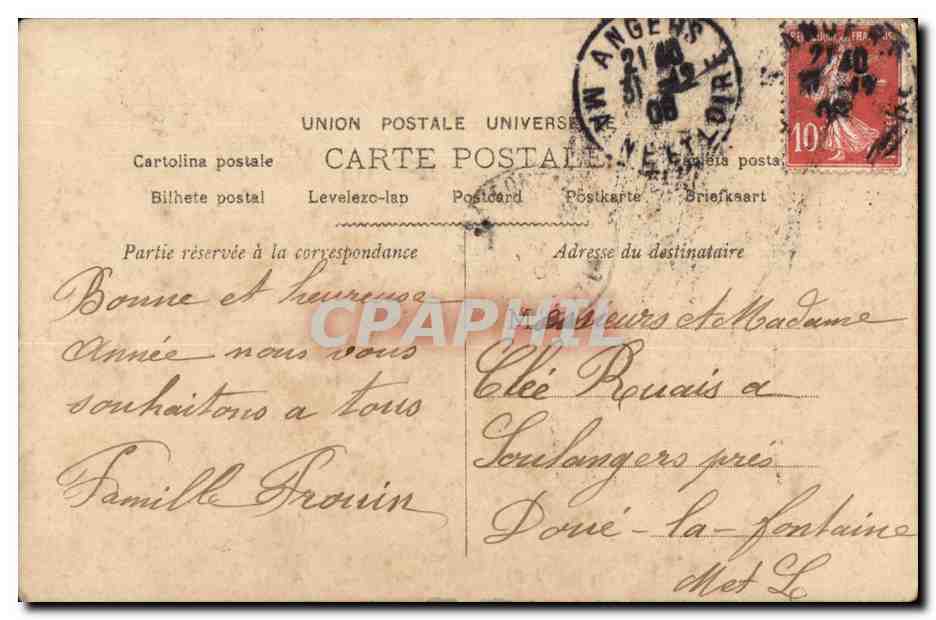 CPA Fantaisie Enfant Cuisinier Patissier — Verso