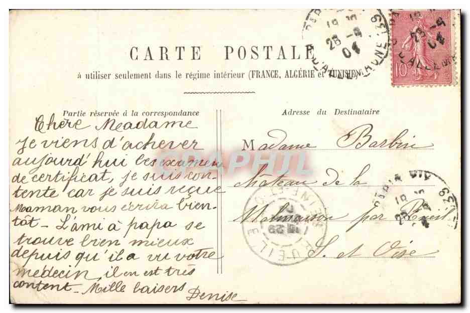 CPA Fantaisie Enfant Cochons Pigs — Back