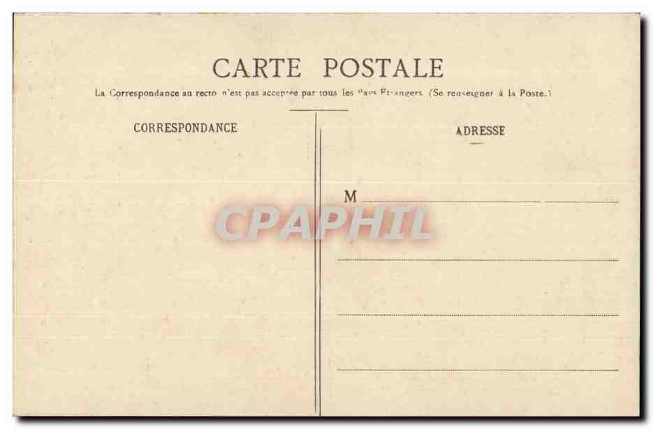 Angers CPA Le chateau Les deux grandes tours du chateau et l'ancienne porte des champs — Rückseite