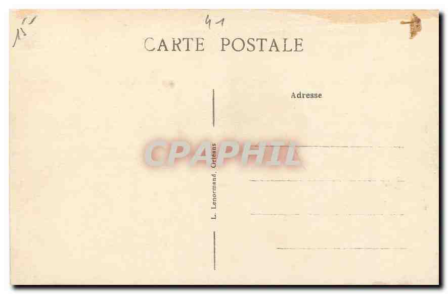 CPA Blois L et C Vue generale Le Pont sur la Loire  — Verso