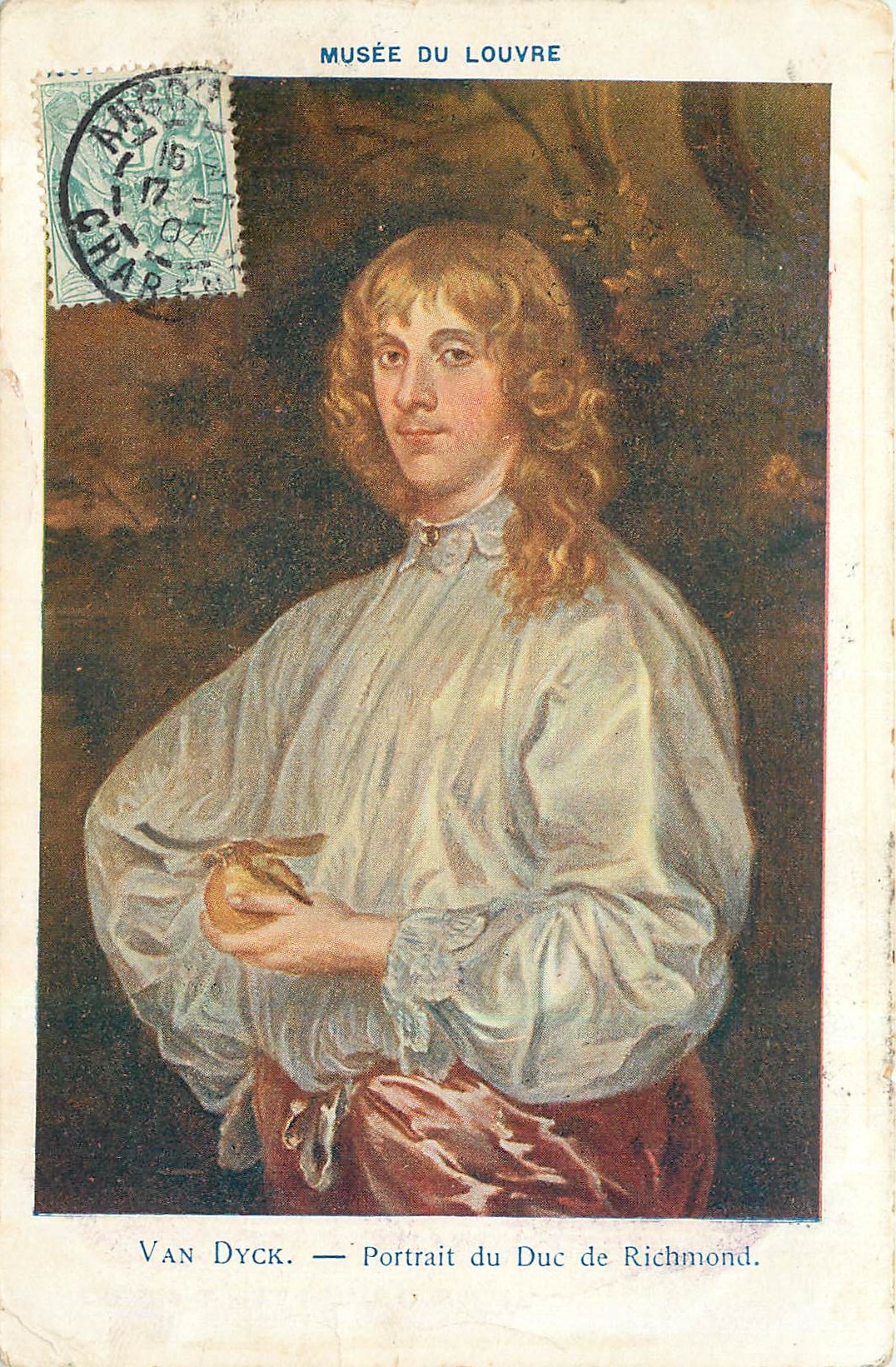 CPA Musee du Louvre Van Dyck Portrait du Duc de Richmond 