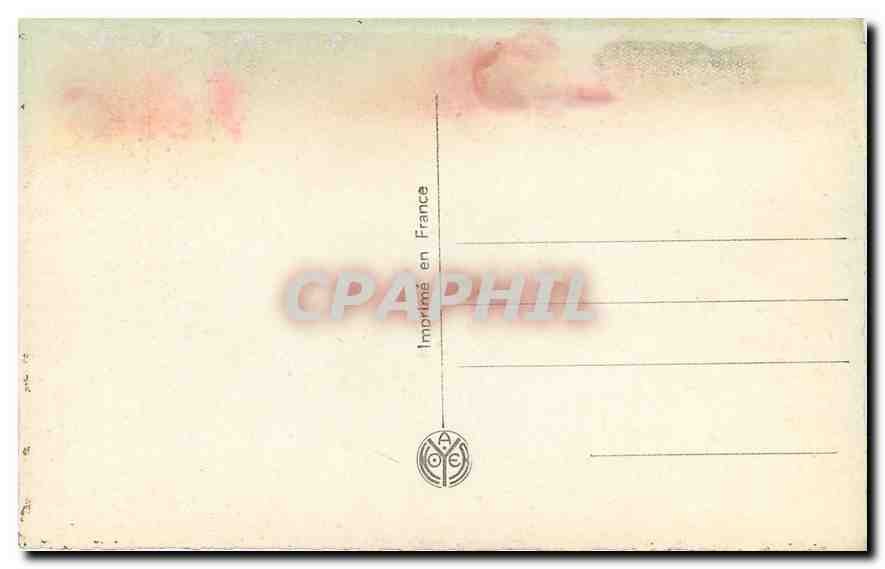 CPA Pays de Reve Femme Papillon — Verso