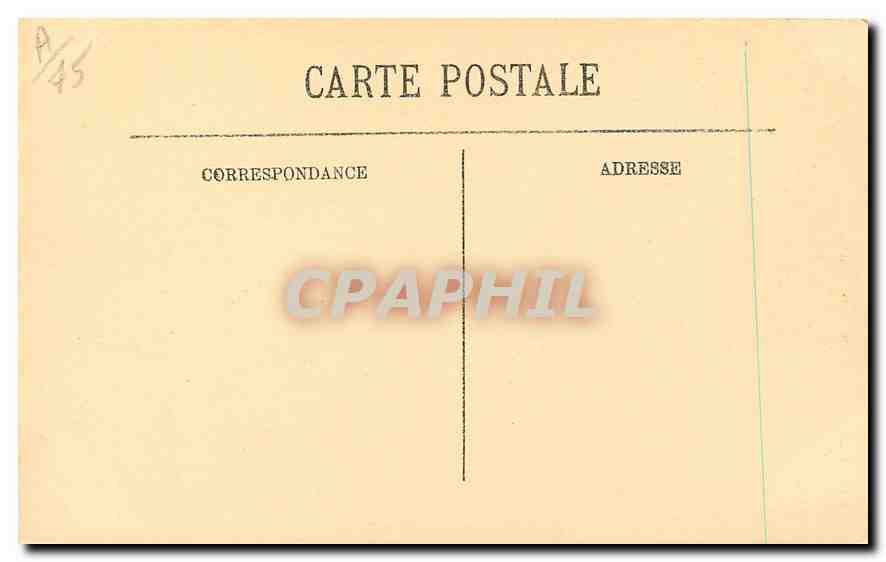 CPA Paris Le Dome des Invalides  — Verso