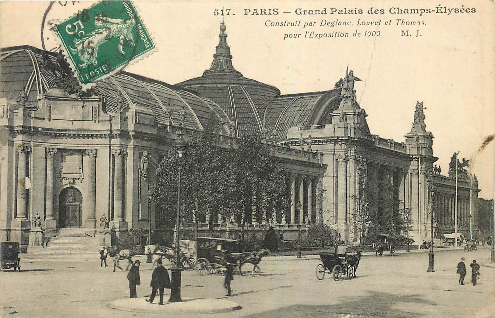 CPA Paris Grand Palais des Champs Elysees 