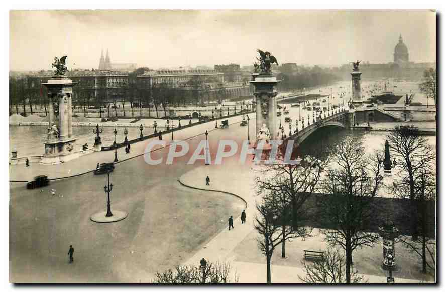 CPA Paris Le Pont Alexandre III 