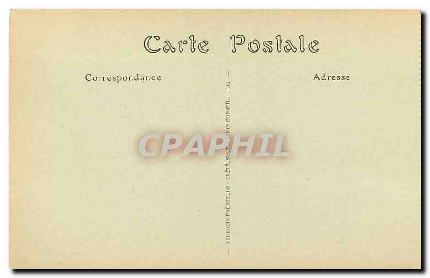 CPA Paris Notre Dame Portail lateral sud Saint Marcel  — Verso