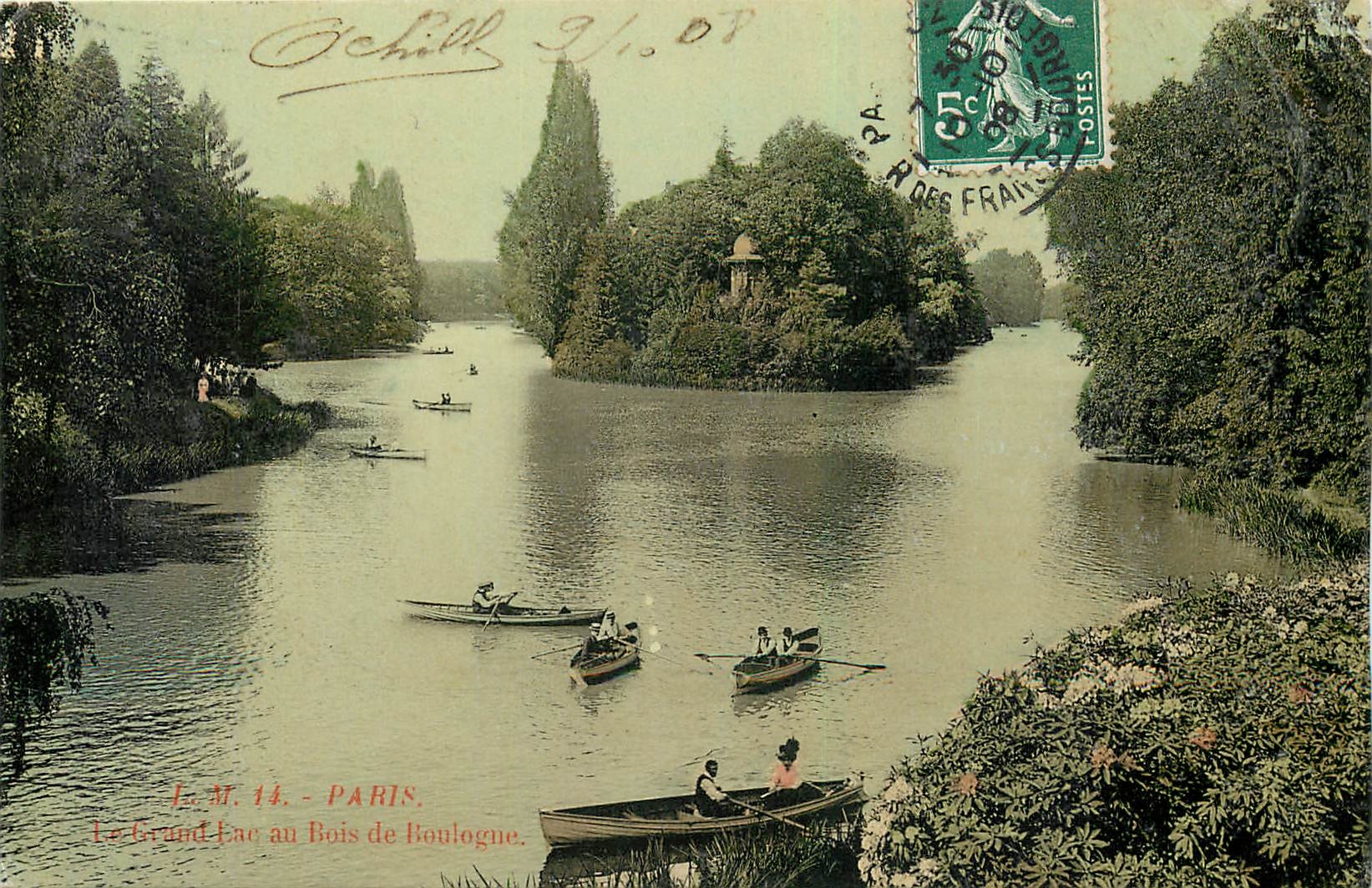 CPA Paris Lac au Bois de Boulogne 