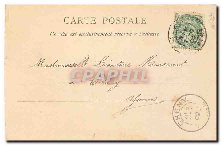 CPA Paris Grand Palais des Champs Elysees  — Rückseite