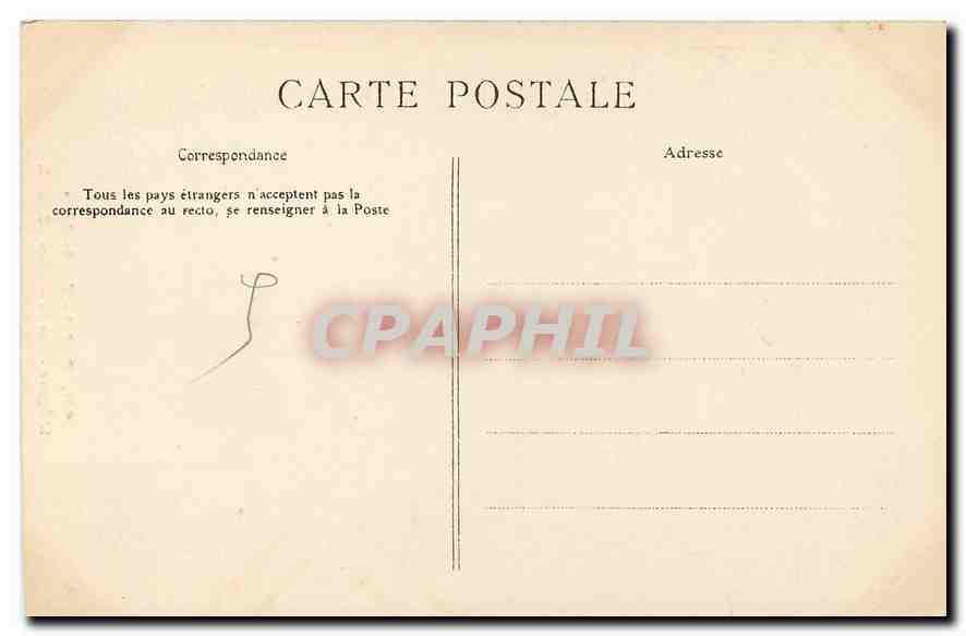CPA Paris Val de Grille l'Eglise Vue Interieure  — Verso