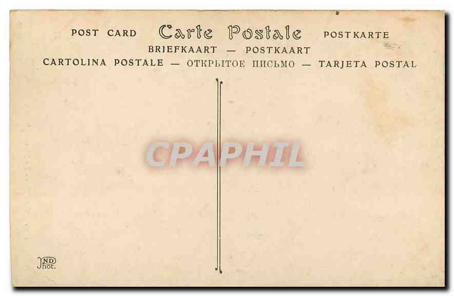 CPA Paris La Sainte Chapelle Porche  — Verso