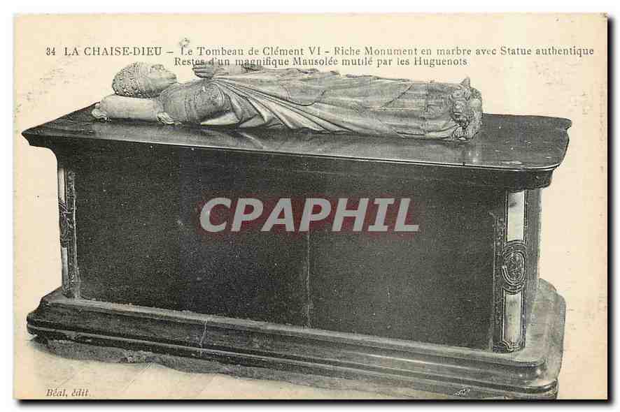 CPA La Chaise Dieu Le Tombeau de Clement VI 