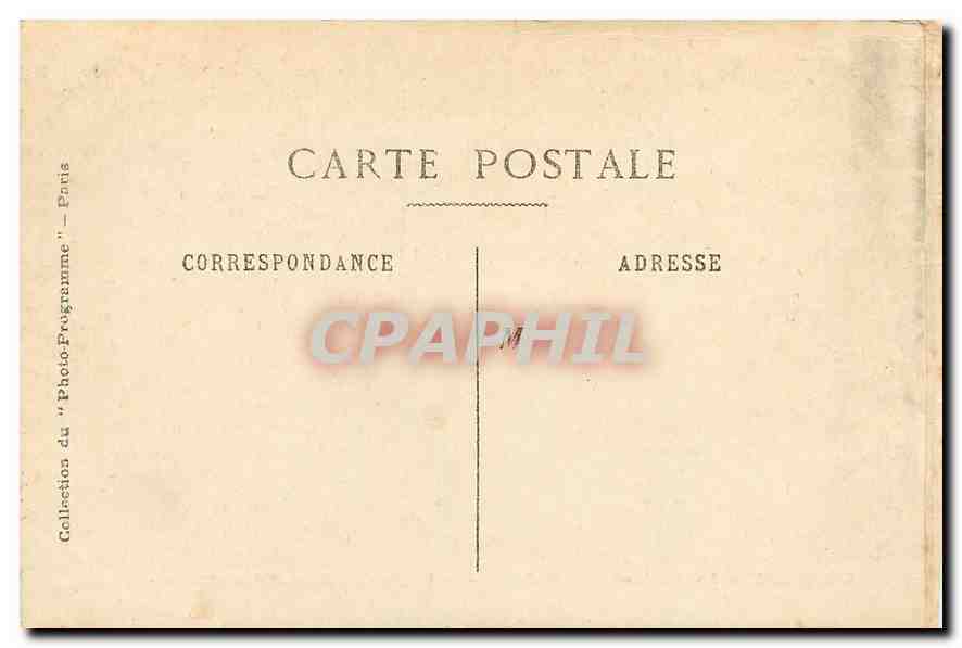 CPA Chatelet Tableau l'Ermitage de Saint Frasquin  — Rückseite