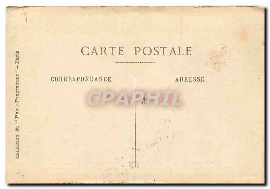 CPA Chatelet Tableau Le Laboratoire d'Alcofribas  — Rückseite