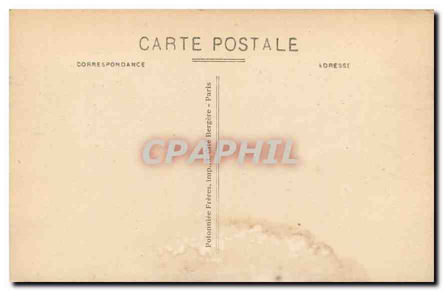 CPA Paris La Faculte de Droit L'Entree du Pantheon  — Rückseite