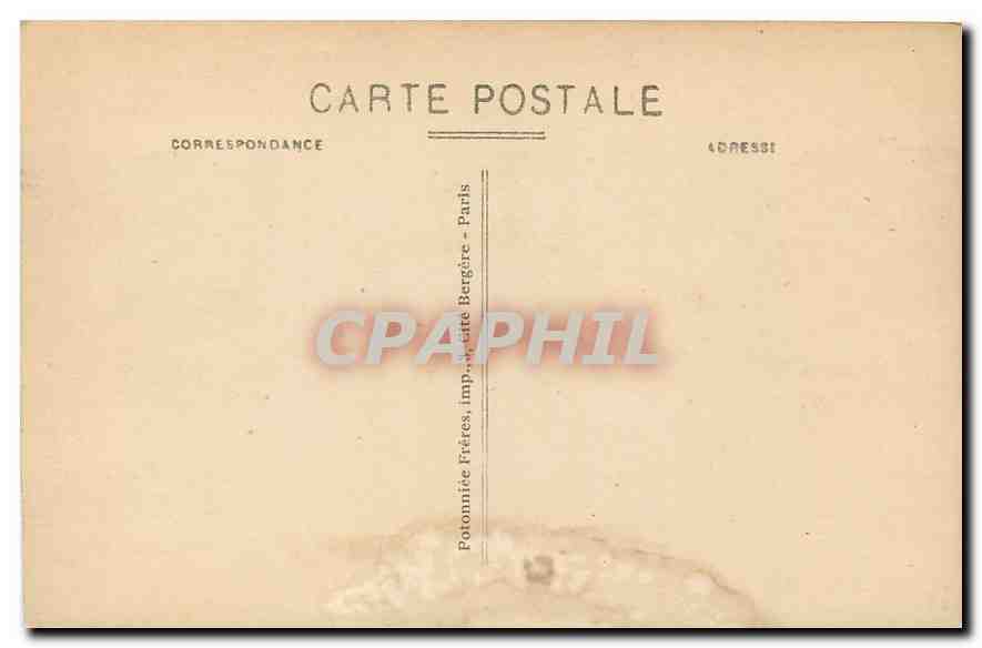 CPA Paris La Faculte de Droit l'Entree Place du Pantheon  — Rückseite