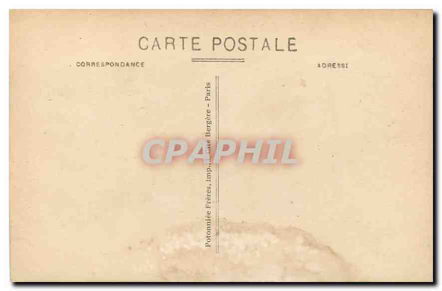 CPA Paris La Faculte de Droit l'Entree Place du Pantheon  — Rückseite