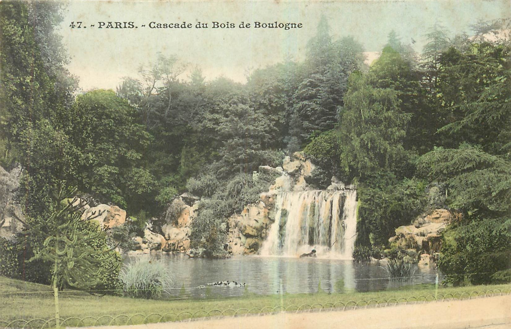 CPA Paris Cascade du Bois de Boulogne 