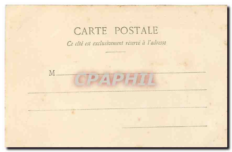 CPA Paris Cascade du Bois de Boulogne  — Rückseite