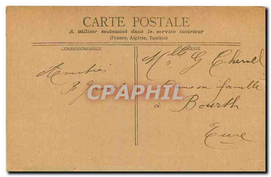 CPA Paris Le Pont d'Arcole et l'Hotel de Ville  — Rückseite
