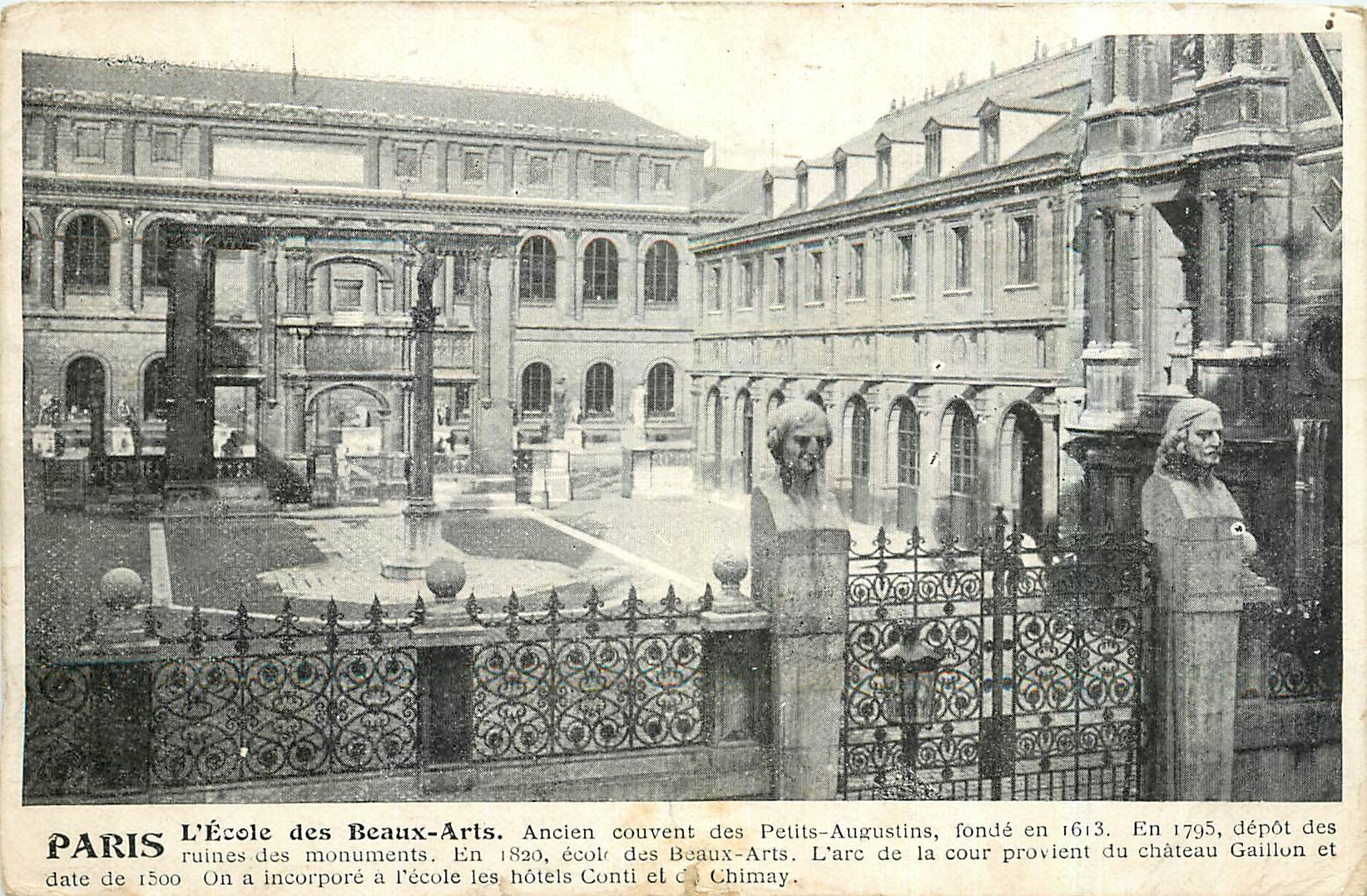 CPA Paris l'Ecole des Beaux Arts 