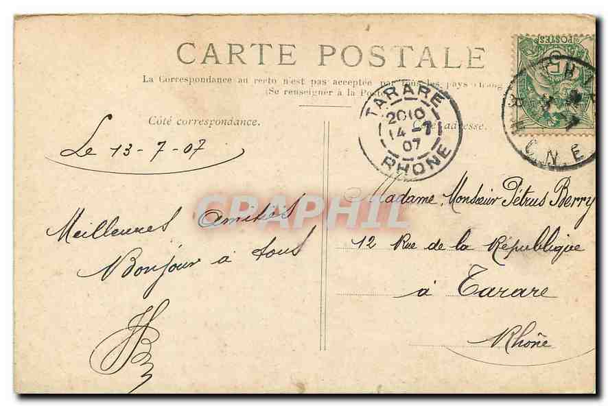 CPA Paris l'Ecole des Beaux Arts  — Rückseite