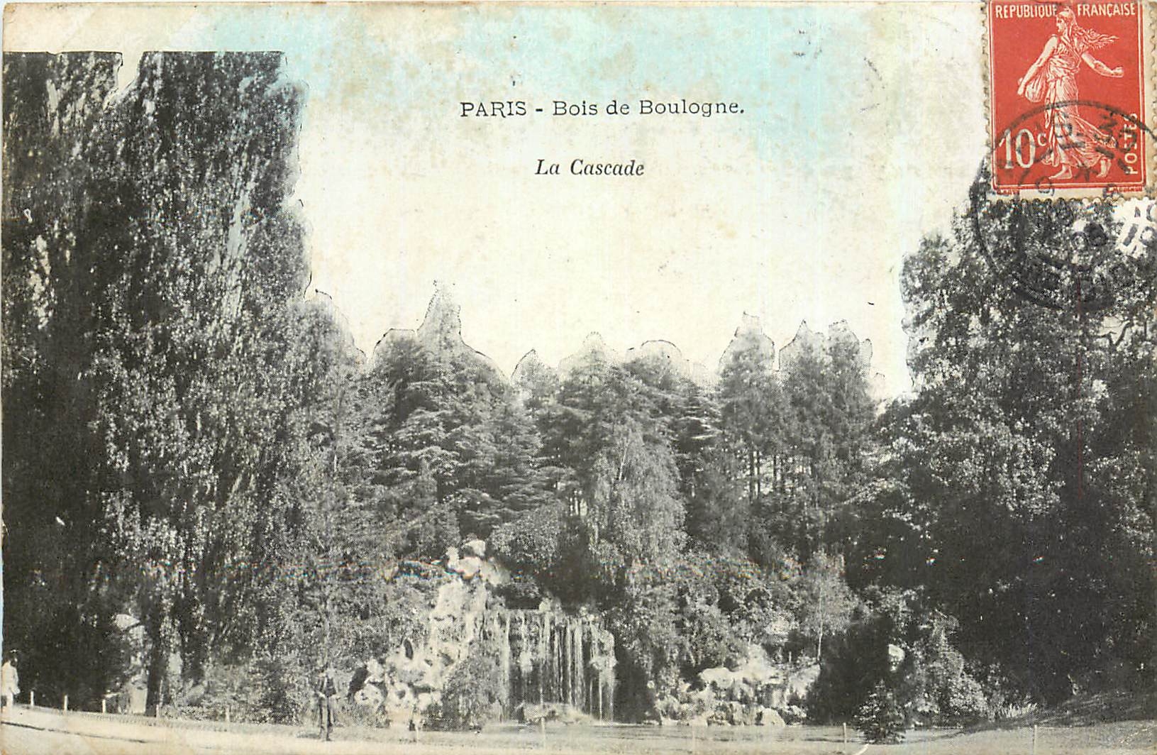 CPA Paris Bois de Boulogne La Cascade 