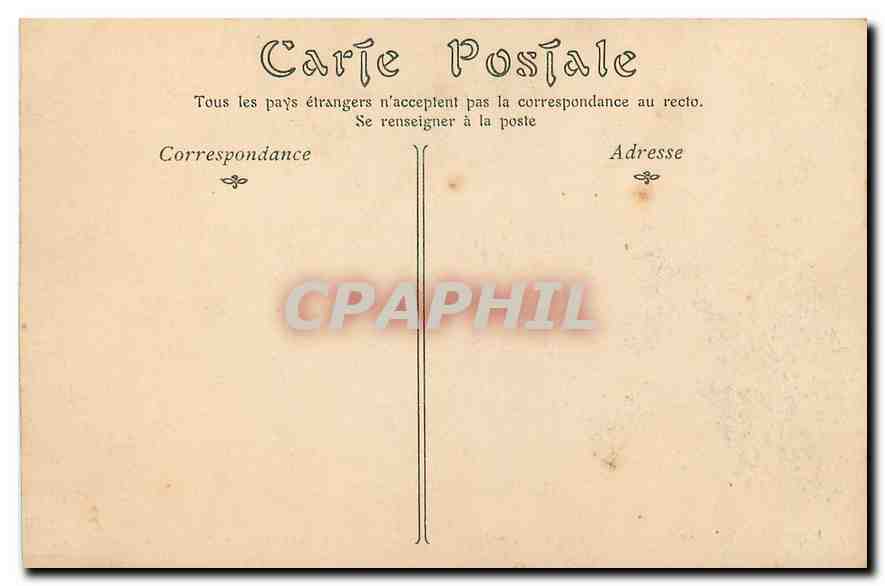 CPA Paris Hotel des Invalides Serrure du Tombeau de Napoleon I representant la Croix de la Legion d' — Rückseite