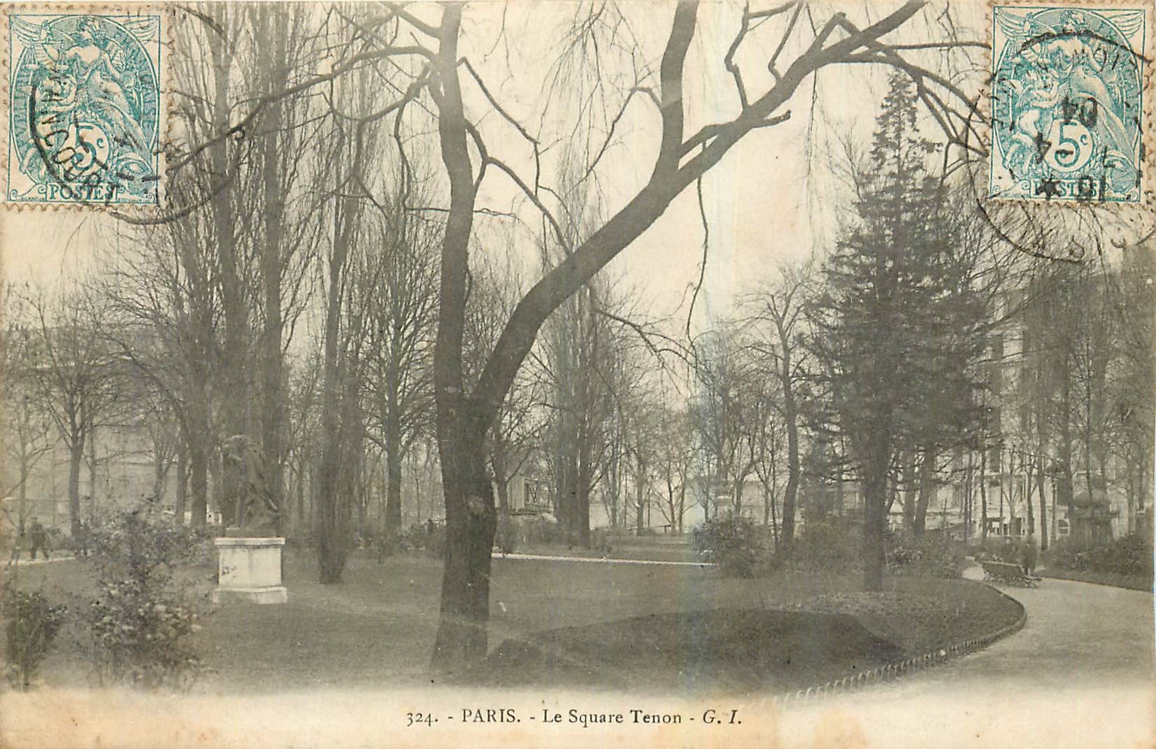 CPA Paris Le Square Tenon 