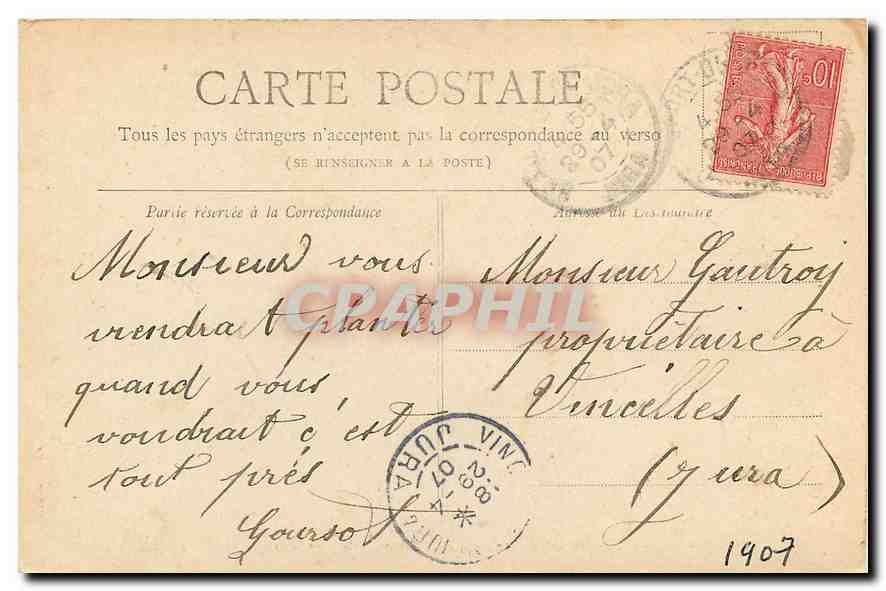 CPA Petit Journal Paris Le Lion de Belfort  — Rückseite