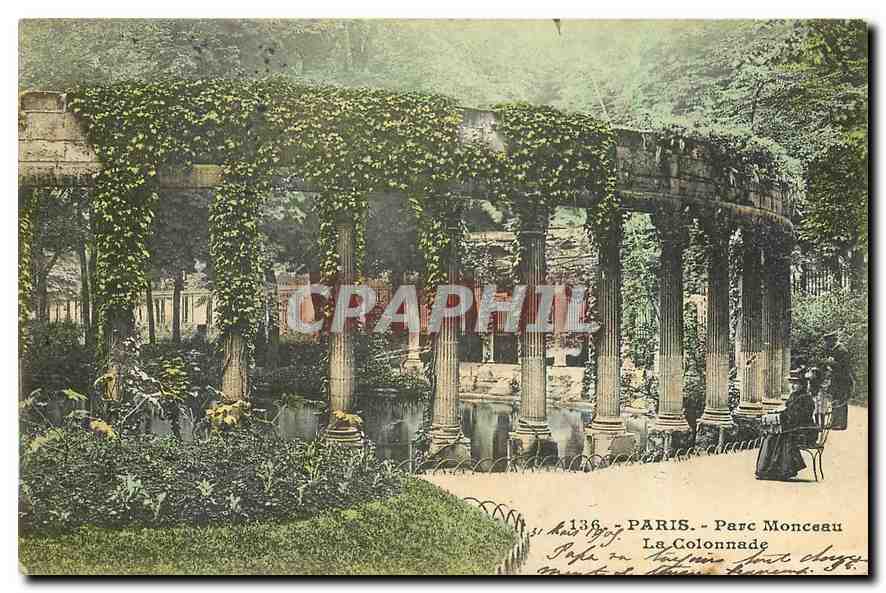 CPA Paris Parc Monceau La Colonnade 