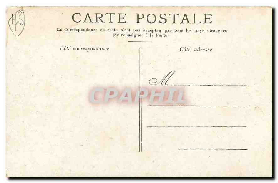 CPA Paris Le Boulevard Montmartre  — Rückseite