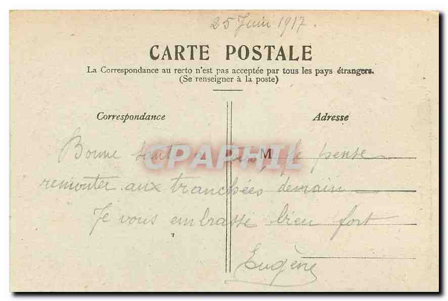 CPA Paris Le Grand Palais  — Rückseite