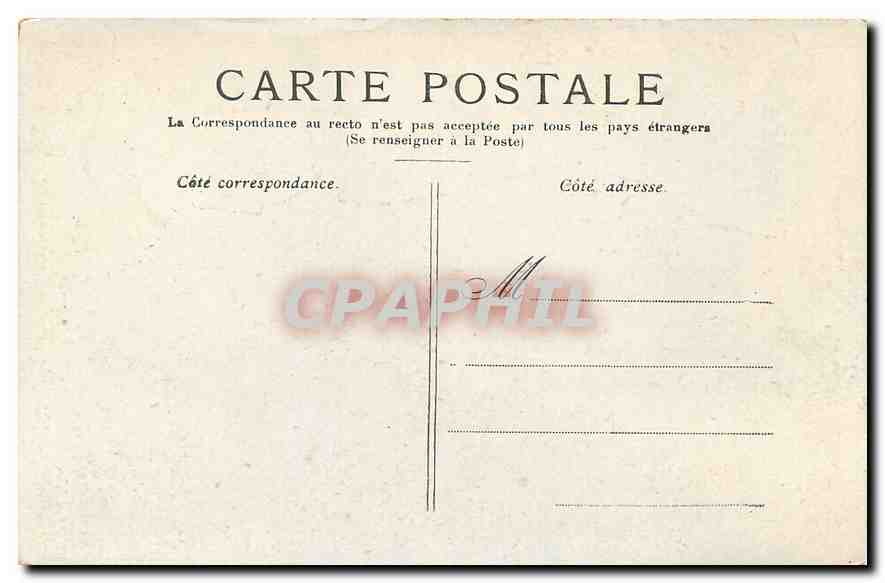CPA Paris Le Grand Palais Champs Elysees  — Rückseite