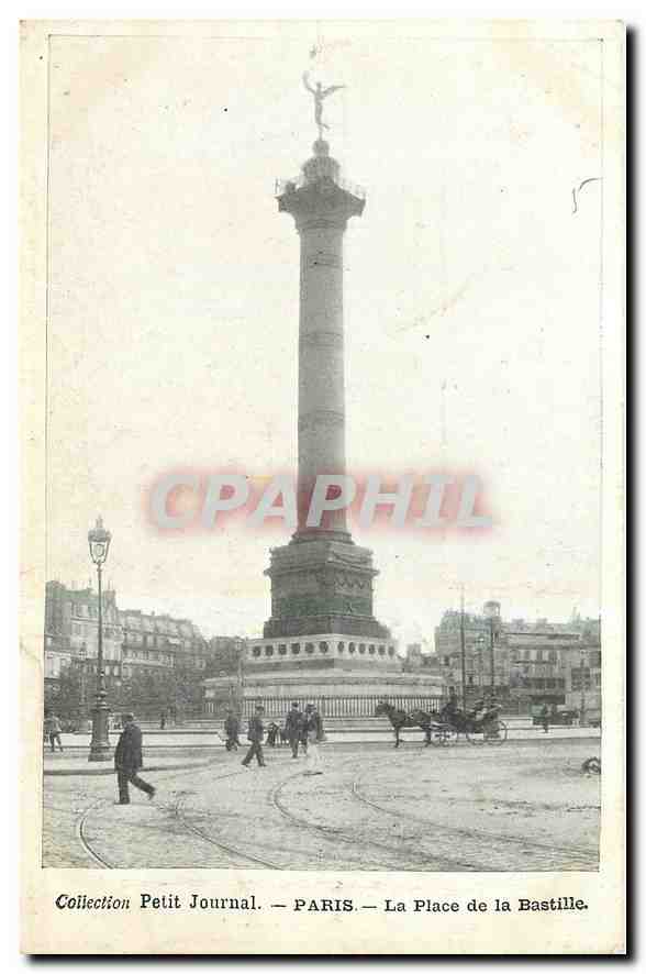 CPA Petit Journal Paris La Place de la Bastille 