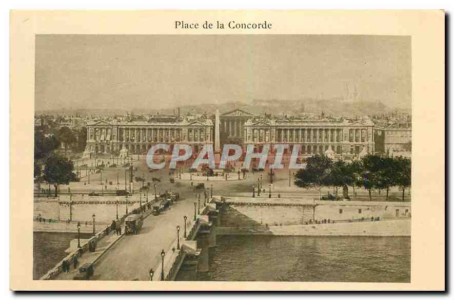 CPA Place de la Concorde Paris